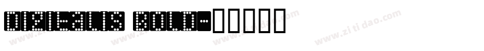 Digitalis Bold字体转换